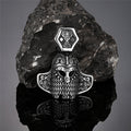PENDRA Rune Vintage Vegvisir Necklace