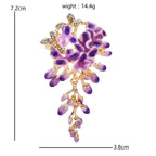 PENDRA Wisteria Beautiful Wisteria Flower Brooch
