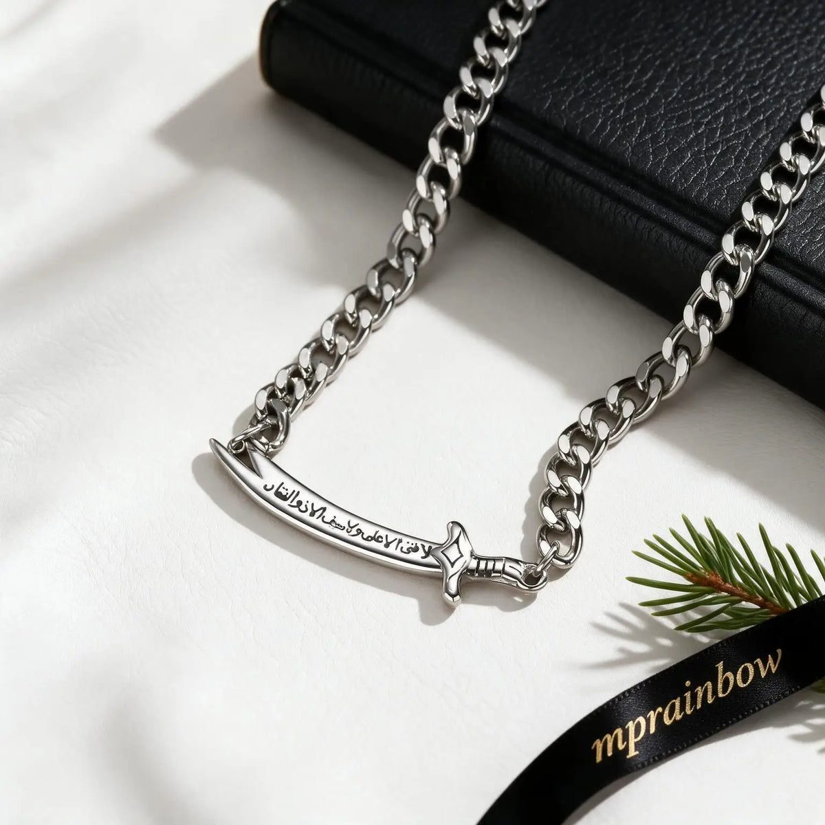 PENDRA Sword Cuban Pendant Necklace