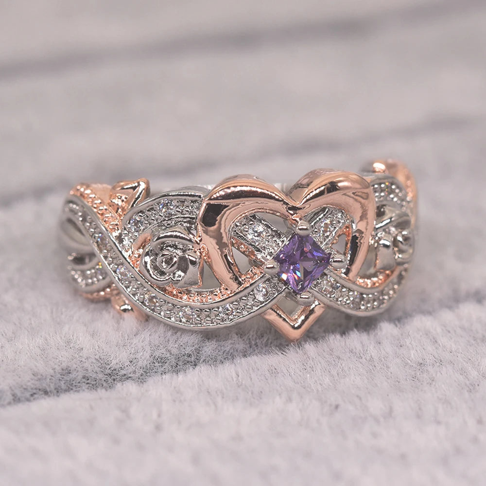 PENDRA Rose Purple Ring