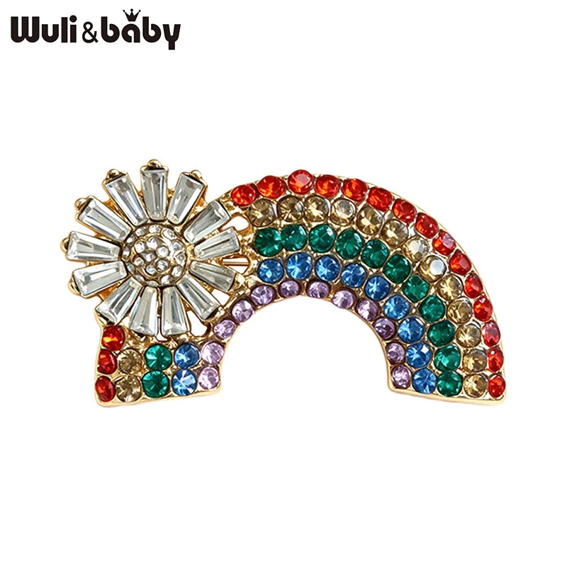 PENDRA Rainbelle Cute Rainbow Brooch