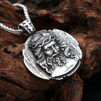 PENDRA Jesusround Christian Jesus Round Pendant