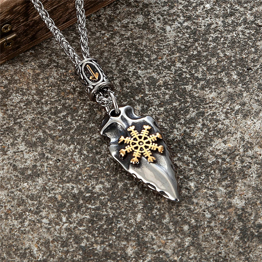 PENDRA Rune Vegvisir Necklace