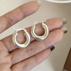 VENTFILLE 925 Sterling Silver CZ Star Moon Asymmetric Hoop Earrings for Women Girls Gold Silver Color Party Jewelry Gifts