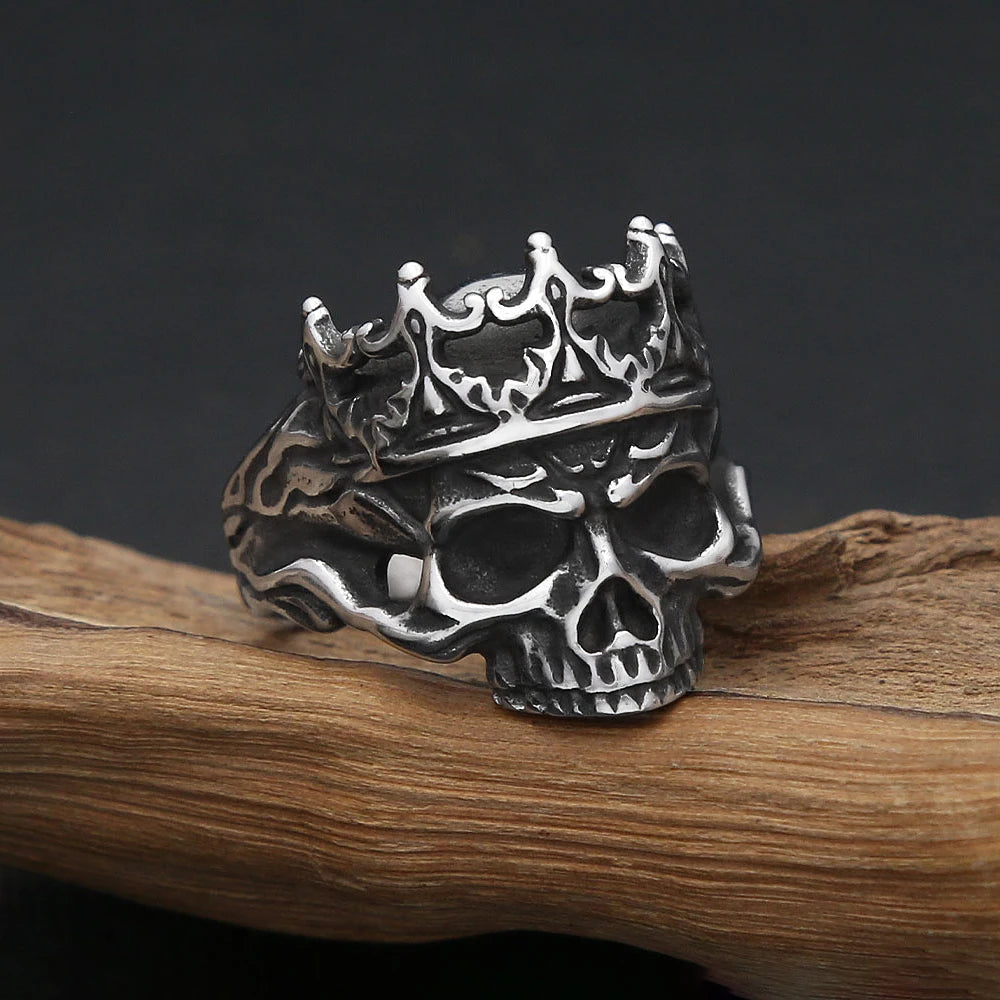 PENDRA Skullforge Gothic 316L Stainless Steel Ring
