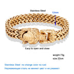 PENDRA Wolf Gold Chain Bracelet