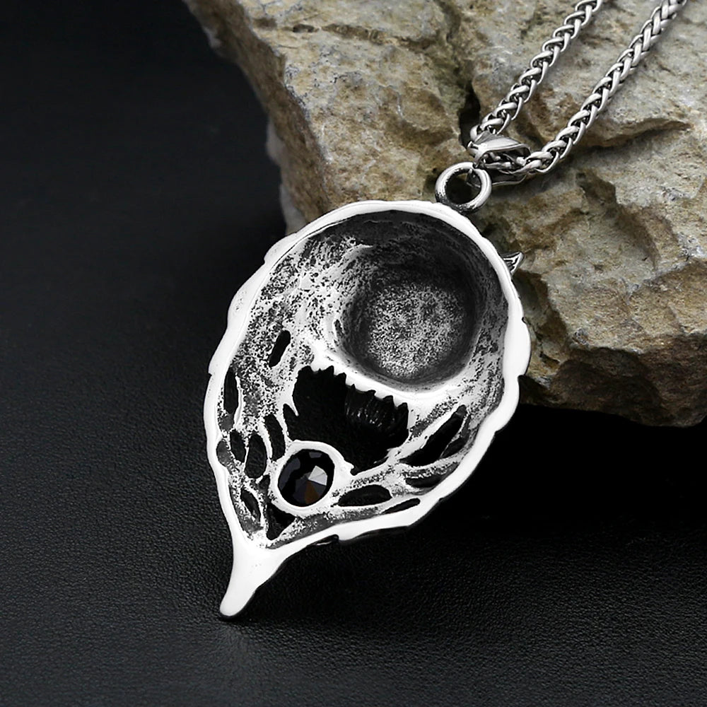 PENDRA Wolfrune Nordic Viking Wolf Pendant Necklace