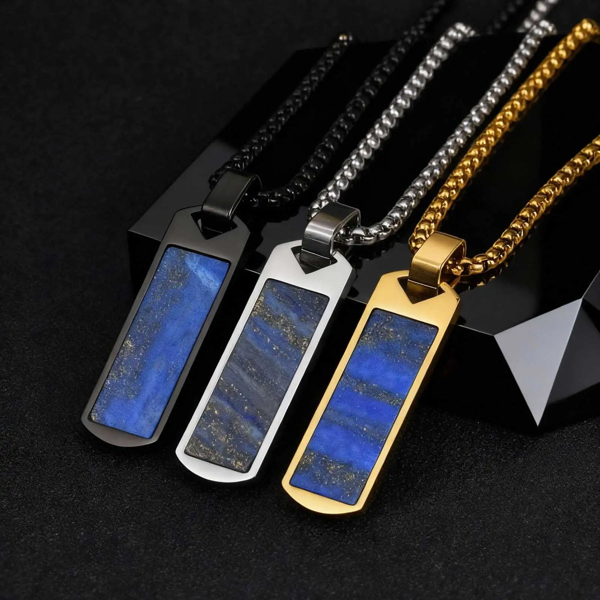 PENDRA Lapis Lazuli 2 Pendant Necklace