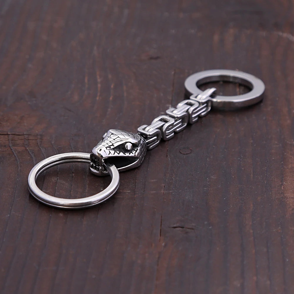 PENDRA Runekey Viking Snake Keychain