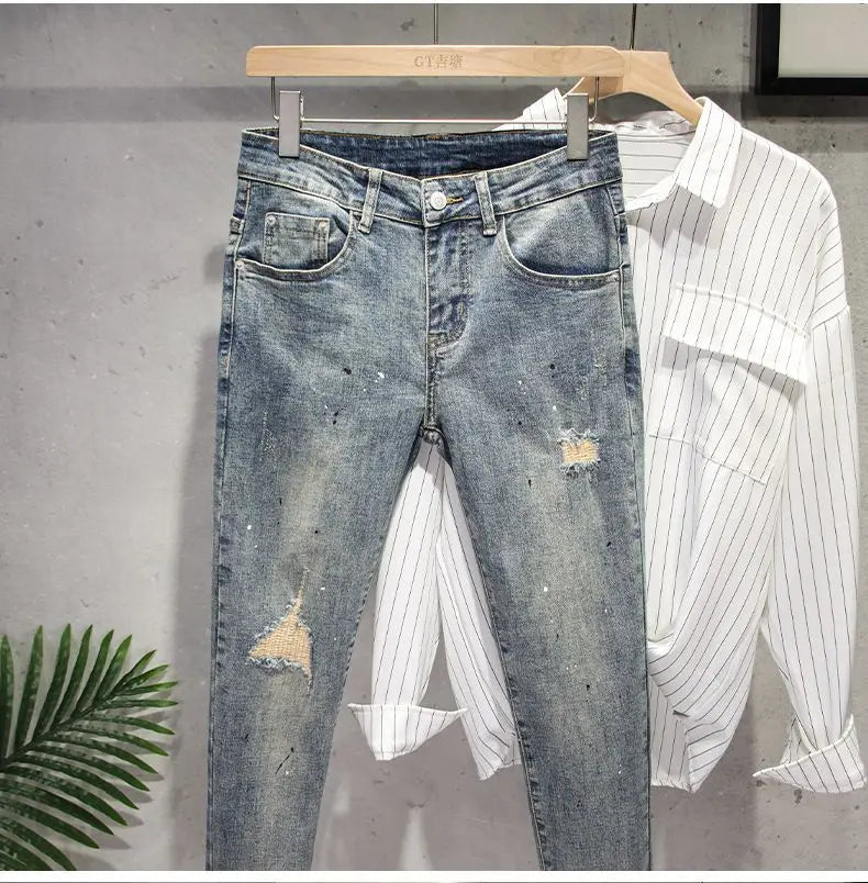 PENDRA Cotton Trousers Korean Pants