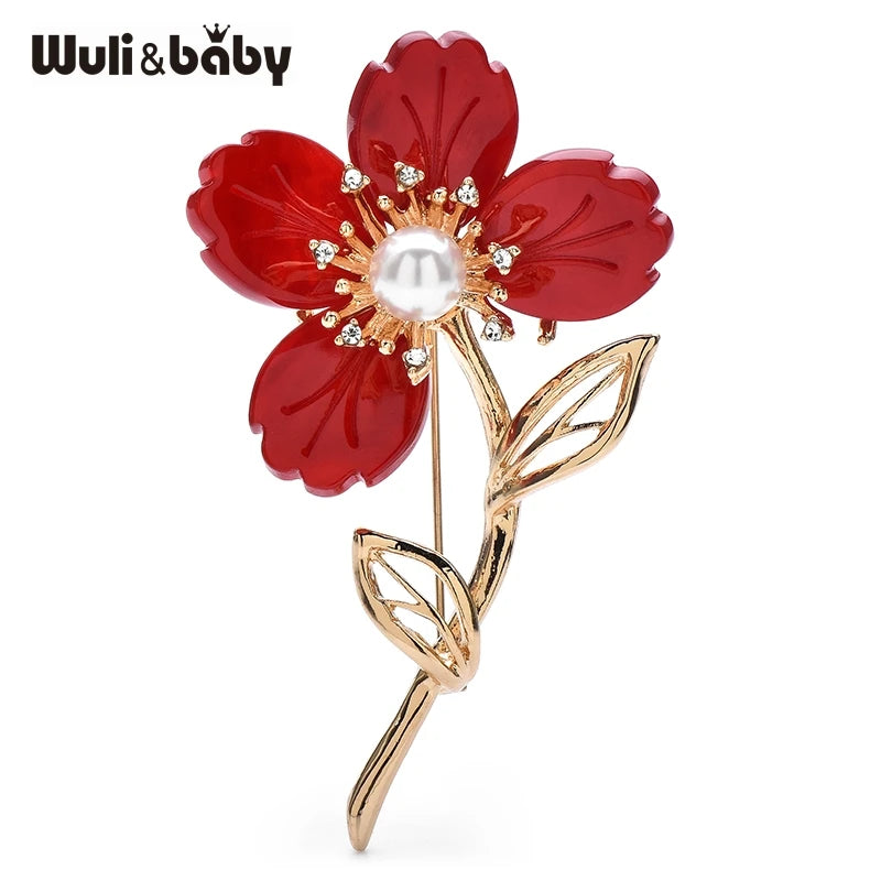 PENDRA Florielle24 Pearl Brooch