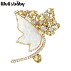 PENDRA Mapletta Elegant Maple Leaf Brooch