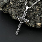 PENDRA Jesuscross 316L Stainless Steel Cross Pendant