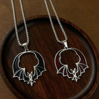 PENDRA Batwing Halloween Stainless Steel Necklace
