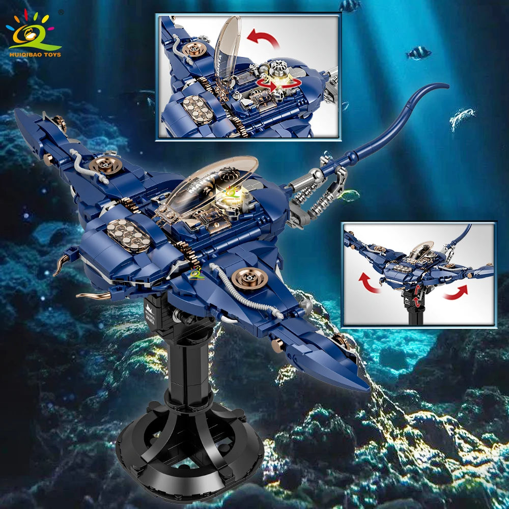 PENDRA Devil Ray Display Building Set