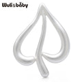PENDRA Amora Stainless Steel Heart-Leaf Brooch