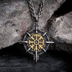 PENDRA Rune Gold Norse Necklace