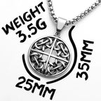 Viking Hollow Celtic Knot Men Necklaces Stainless Steel Pendant Chain Women Punk Fashion Jewelry Accessories Gifts Wholesale
