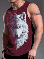PENDRA Sports Lion Print Tank Top