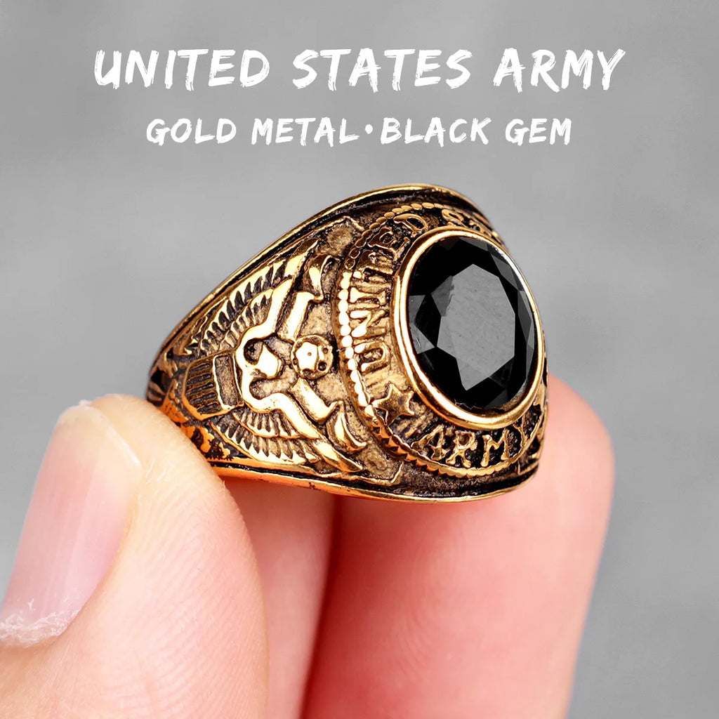 PENDRA Rhinestone Steel Ring