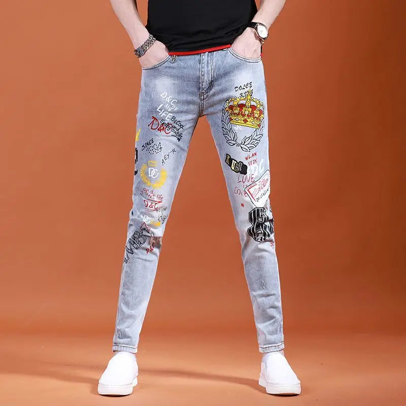 PENDRA Ripped Slim Fitting Jeans