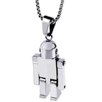 PENDRA Robotpunk Hip Hop Robot Pendant Necklace