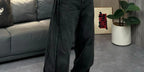 PENDRA Wide Leg Zipper Straight Pants