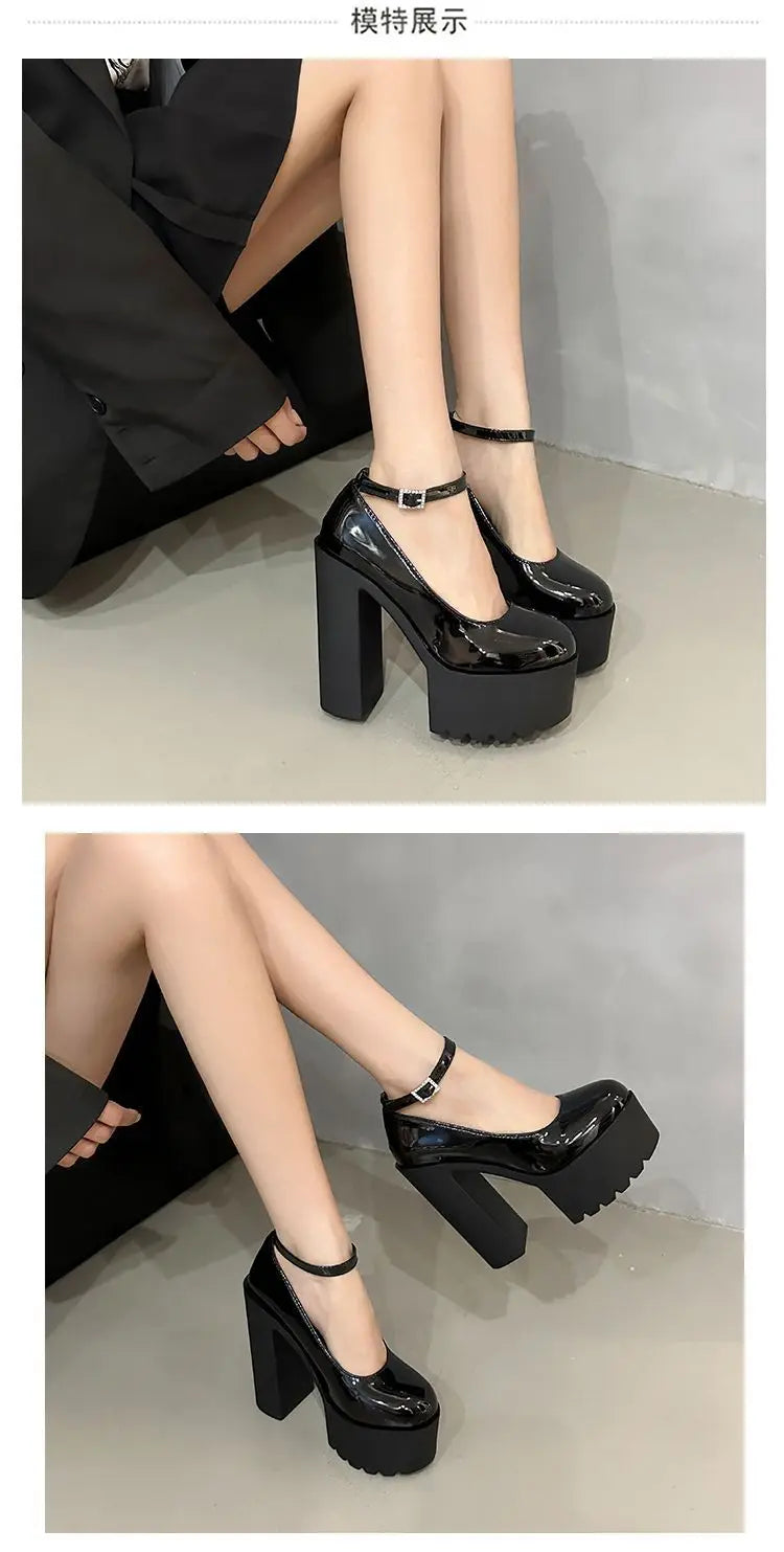 PENDRA White Nightclub Bar Shoes