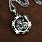 PENDRA Skullgear Steampunk Mechanical Skull Pendant