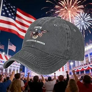 PENDRA Patriotic Cotton Washed Cap