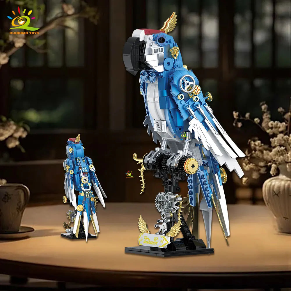 PENDRA Parrot Animal Mechanical Building Set