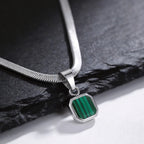PENDRA Cuban Stone Chain Necklace