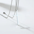 PENDRA Cross Double Pendant Necklace