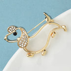 PENDRA Lovely Dog Alloy Brooch