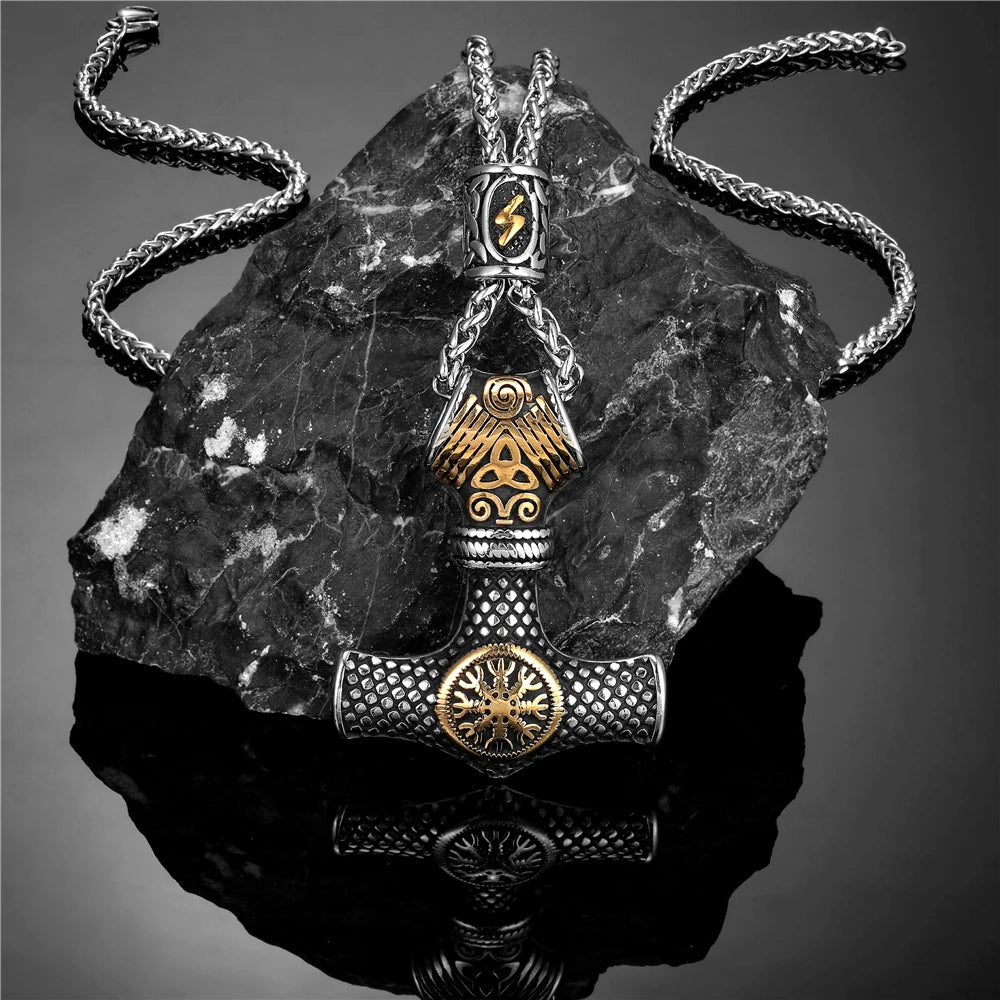 PENDRA Beaded Norse Necklace