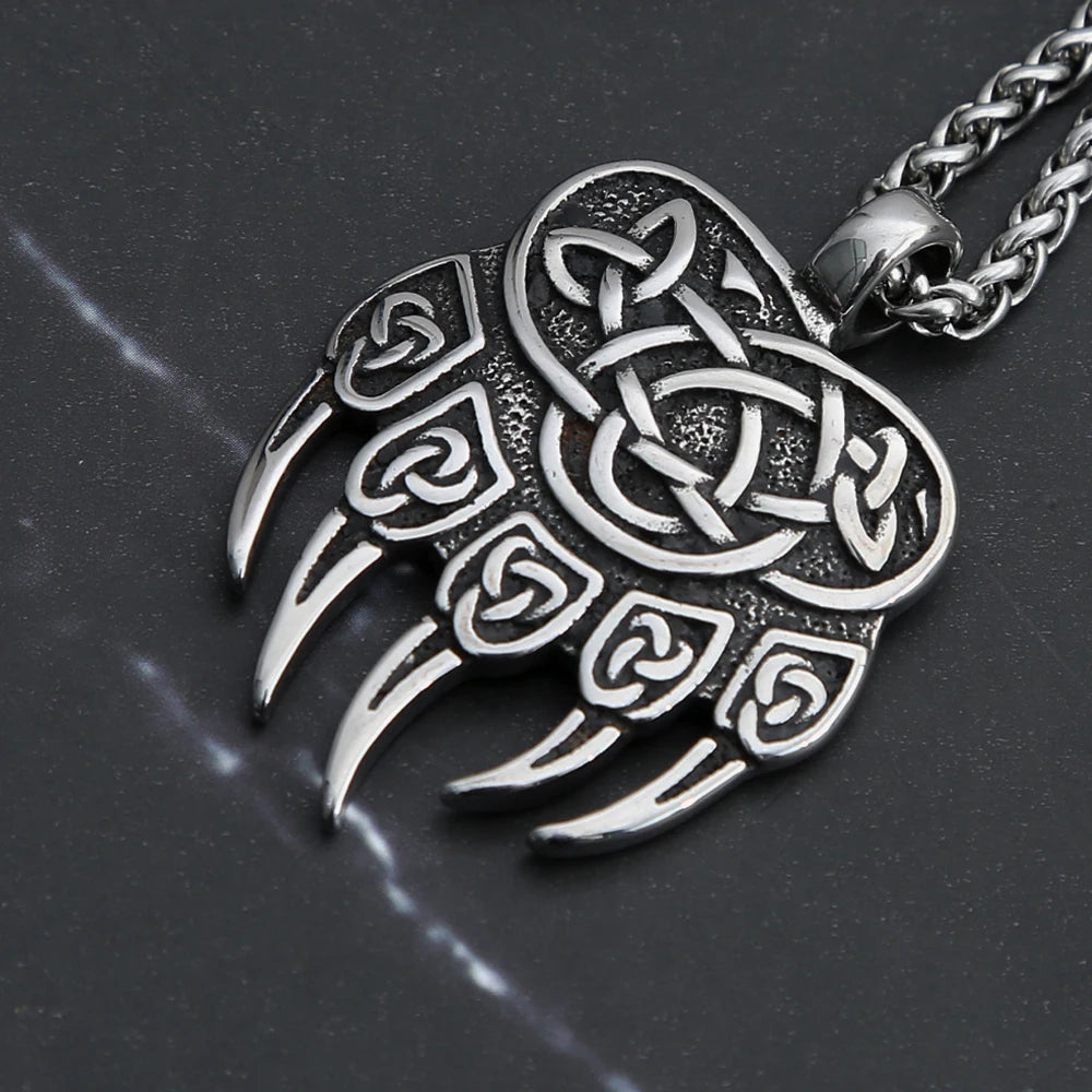 PENDRA Bearclaw 316L Stainless Steel Bear Claw Pendant