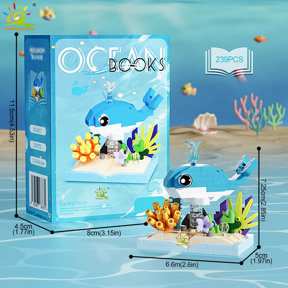 PENDRA Ocean Orcas Micro Building Set