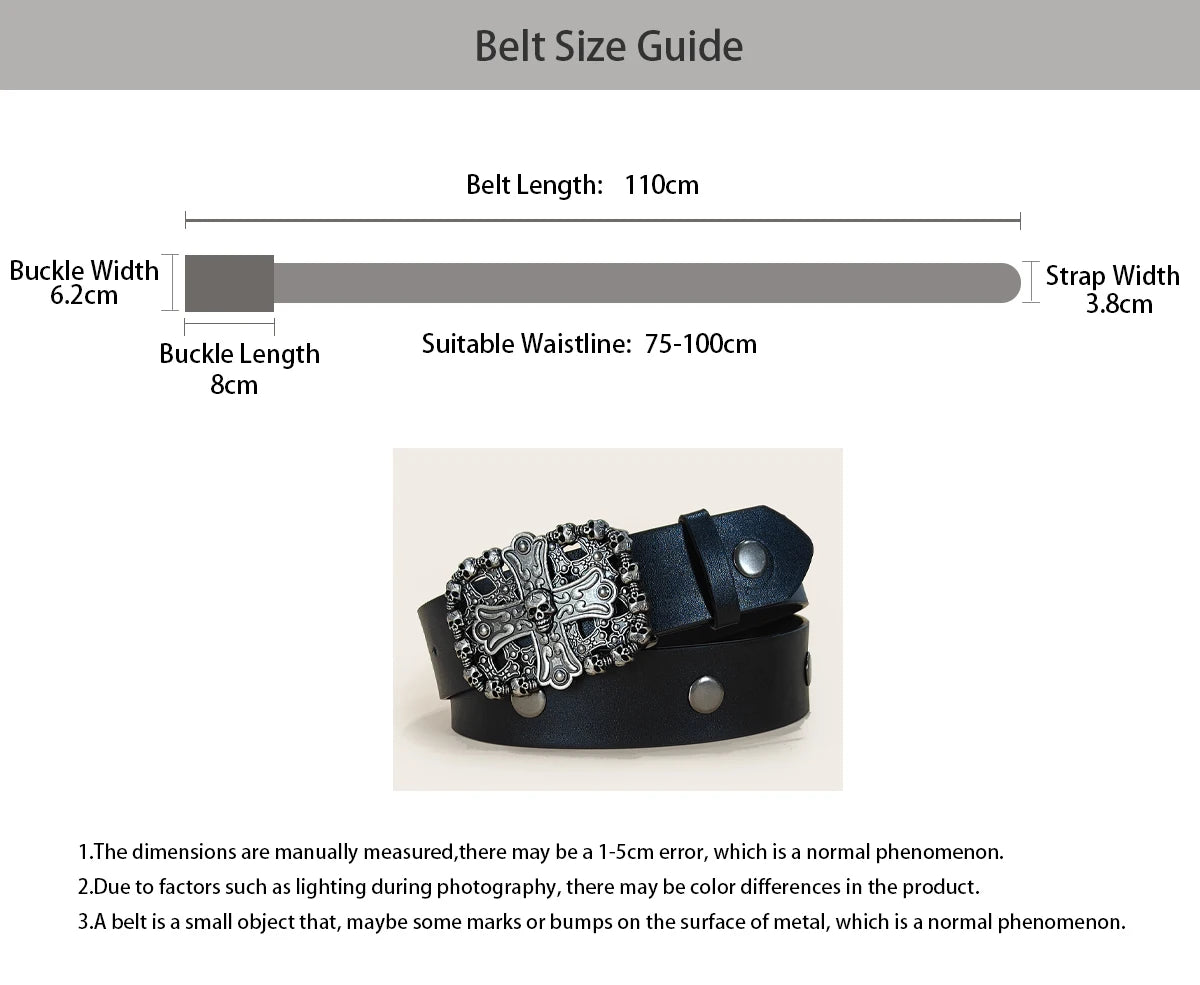 PENDRA Noraeva Skull Gothic Belt