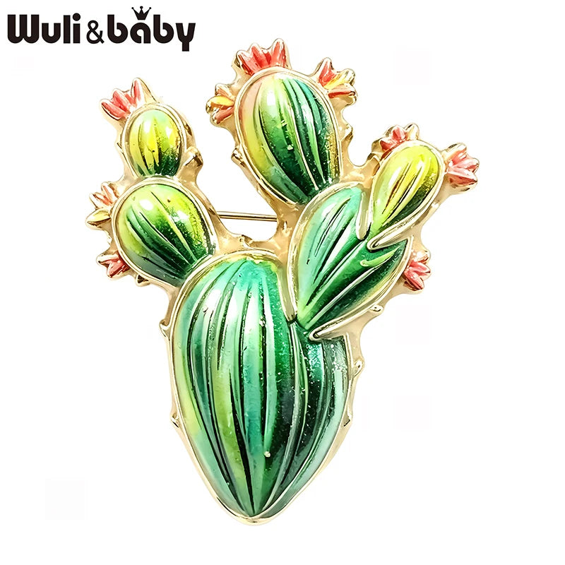 PENDRA Cactara Charming Cactus Brooch