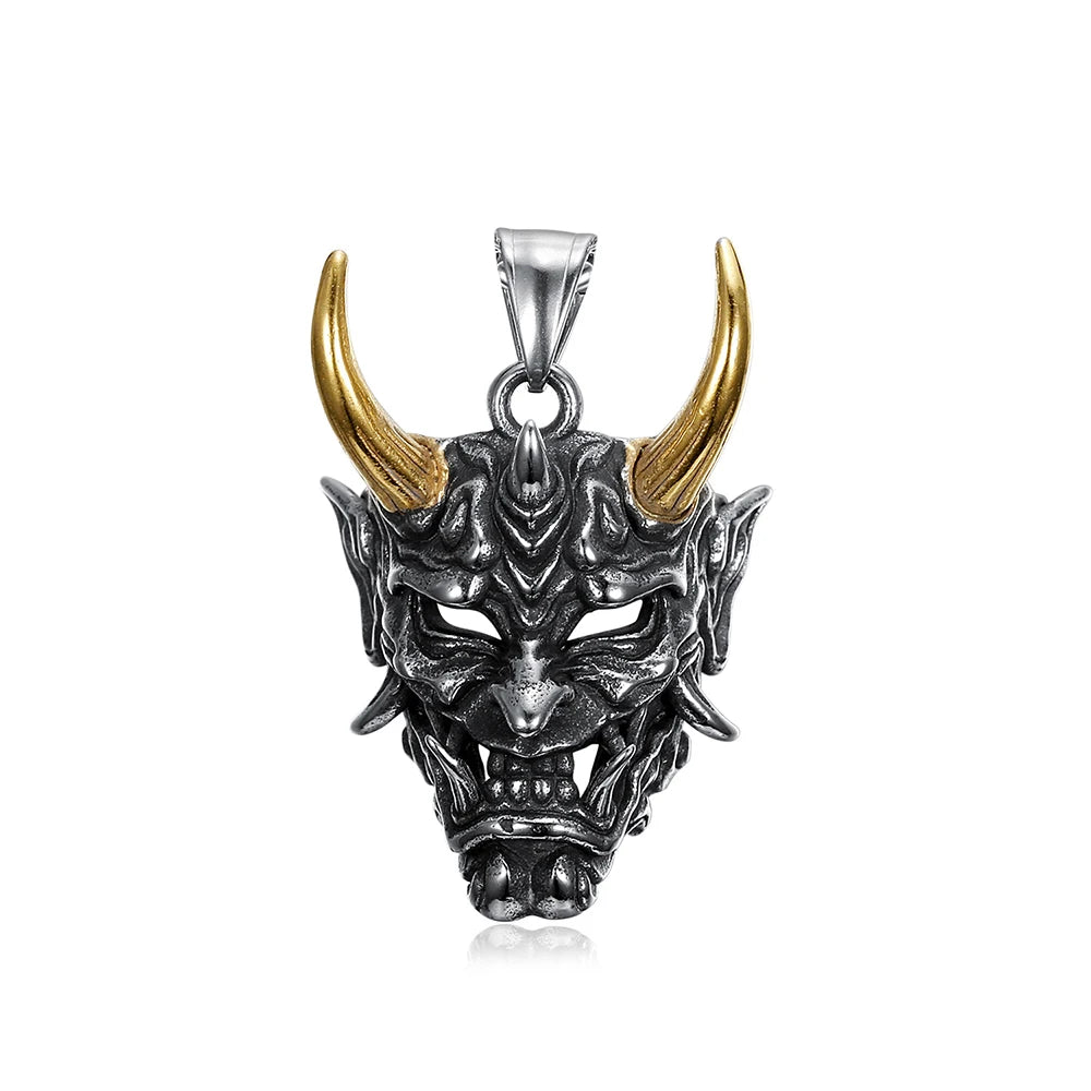 PENDRA Skullpunk Gothic Hip Hop Skull Pendant