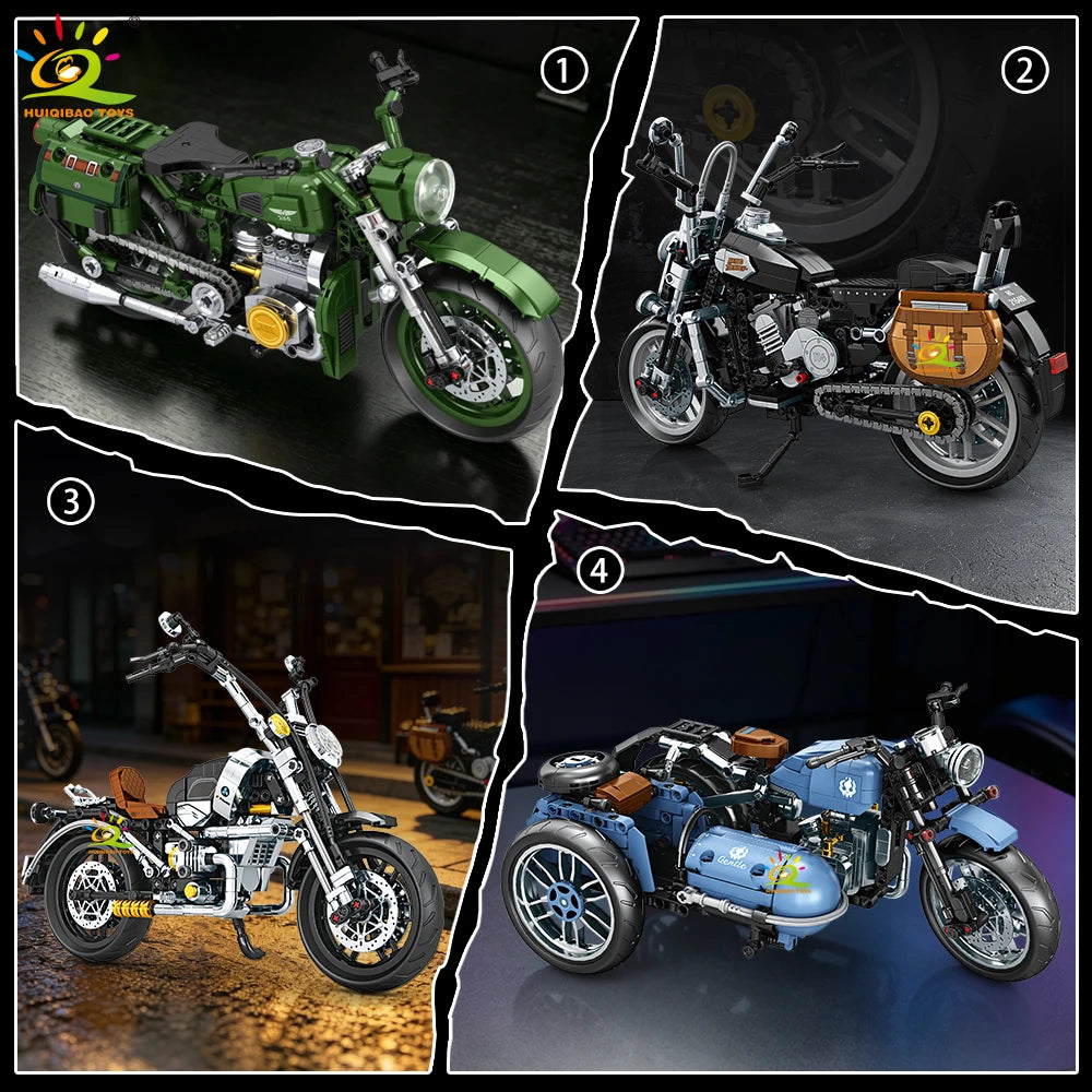PENDRA Motorbike Moto Racer Building Set