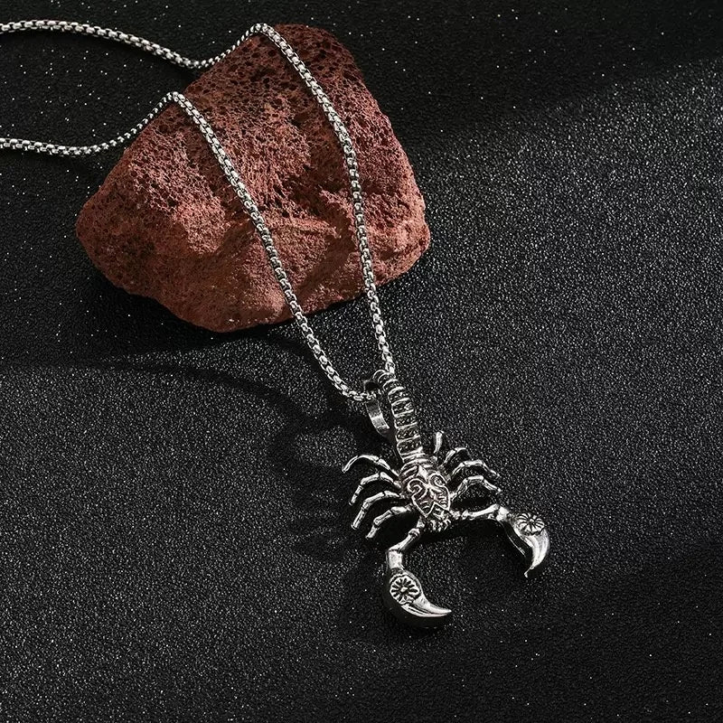 PENDRA Scorpionpunk Stainless Steel Scorpion Pendant