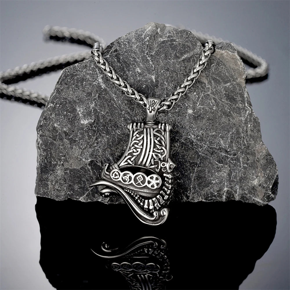 PENDRA Rune Vintage Norse Necklace