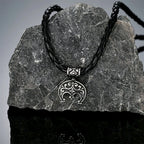 PENDRA Celtic Knot Rune Flower Necklace