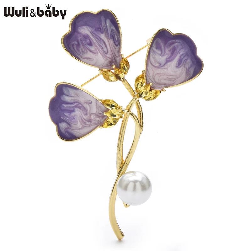 PENDRA Florielle43 Floral Brooch