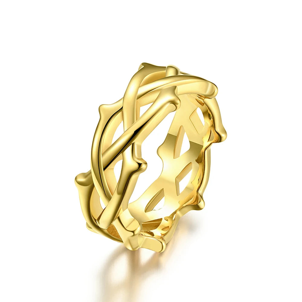 PENDRA Plainforge 316L Stainless Steel Ring