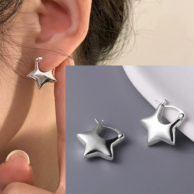 PENDRA Geometry Sterling Silver 2 Earrings
