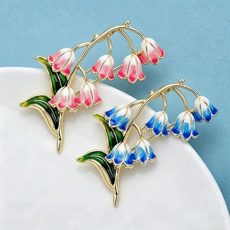 PENDRA Lilyelle Elegant Lily Flower Brooch
