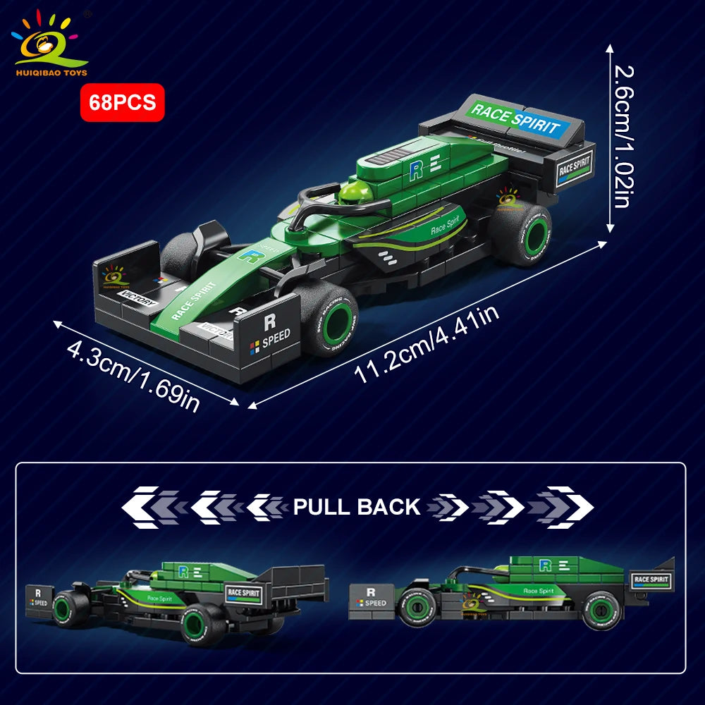 PENDRA Racing Pull LED Building Set