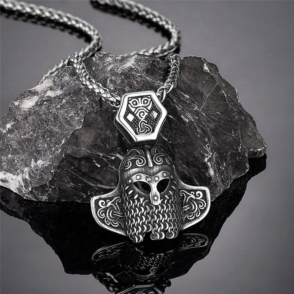 PENDRA Rune Vintage Vegvisir Necklace